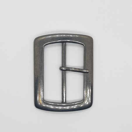 Hebilla metálica de 3,5 cms color negro metálico