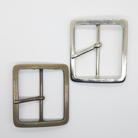 Hebilla metálica cuadrada 5 cms para prendas y complementos