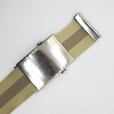 Hebilla cierre americano de 4 cms plata para cinturón 