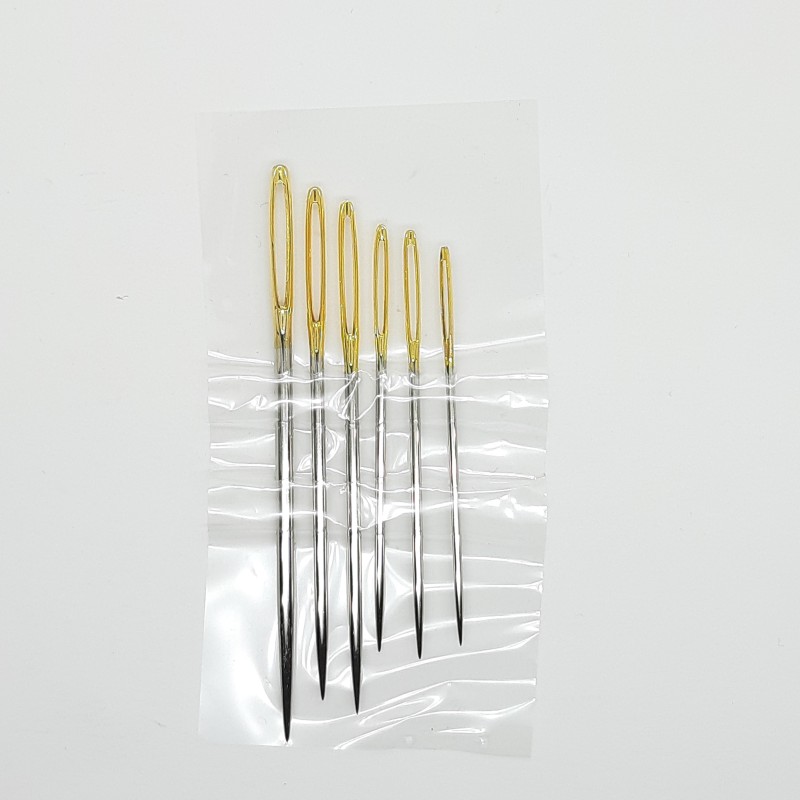 Agujas surtidas con punta para coser lana