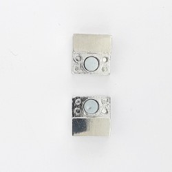 Cierre broche bisutería imán de 1 cms 2