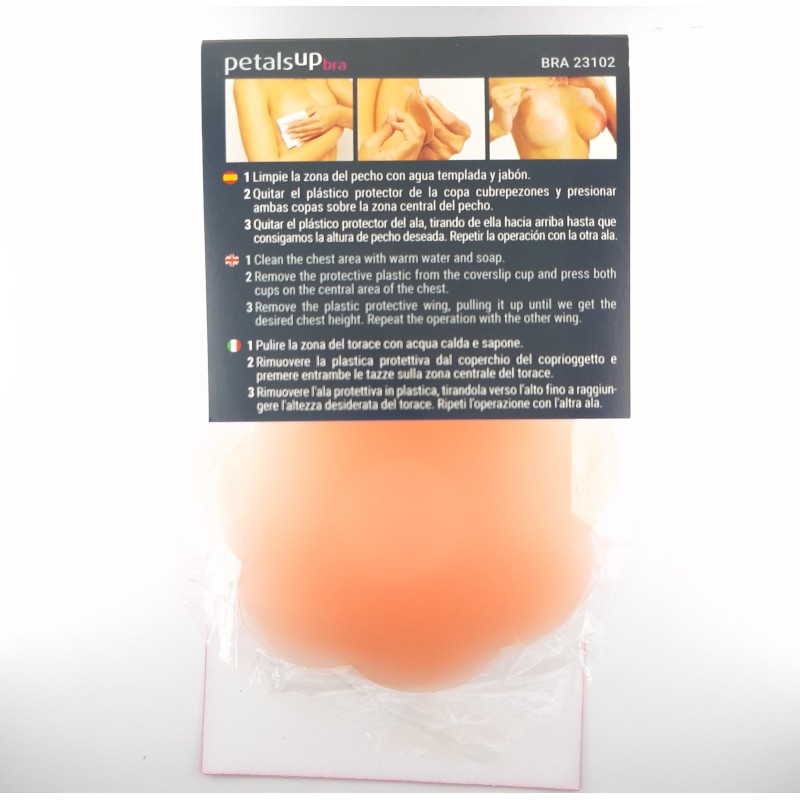 Copa para realzar el pecho. Efecto push up de gel. Reutilizable de tacto natural y flexible. 