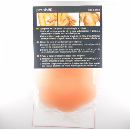 Copa para realzar el pecho. Efecto push up de gel. Reutilizable de tacto natural y flexible. 