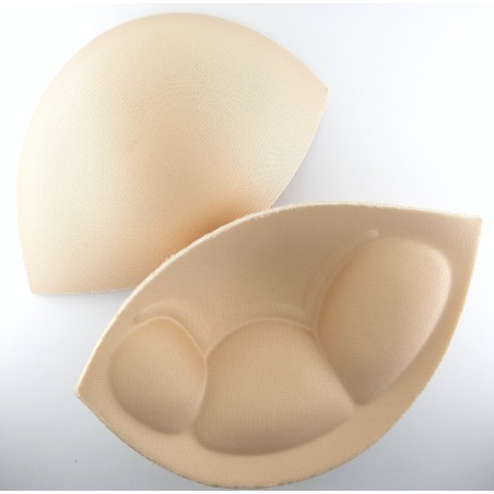 Copa redonda con relleno color natural. Ideal para bikinis, bañadores, vestidos, sujetadores,..