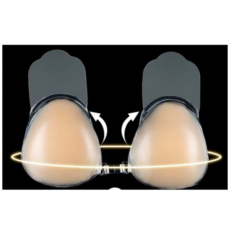 Copas autoadhesivas invisibles de silicona color piel. Especial escotes pronunciados. 