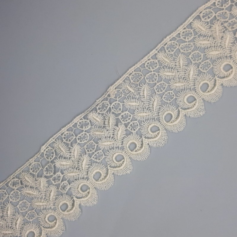 Encaje blanco 5 cms | Alfambra