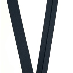 Cinta al bies de lycra elástica y color rojo de 18 mm.  2