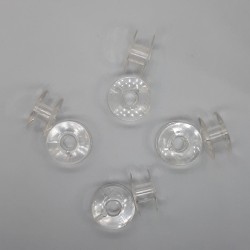 Canillas de plástico de 20 mm. Accesorio especial para máquinas de coser.