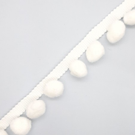 Fleco madroño acrílico fabricación nacional color blanco