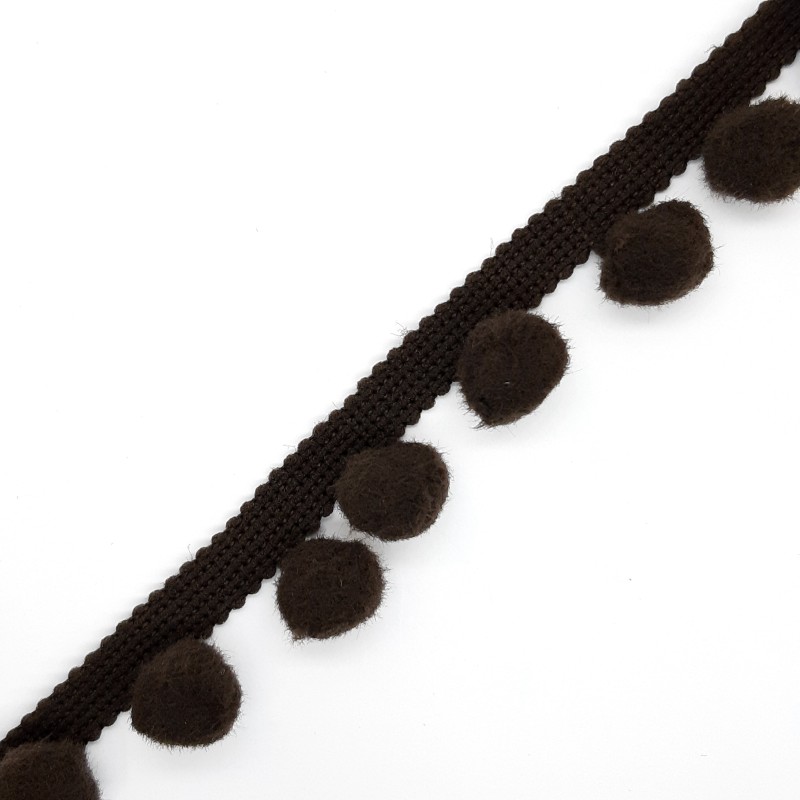 Fleco madroño acrílico fabricación nacional color marrón