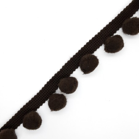 Fleco madroño acrílico fabricación nacional color marrón