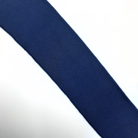 Cinta elástica patente fina azul marino. 