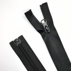 Cremallera negra impermeable malla 5 separador de 75 cms 2