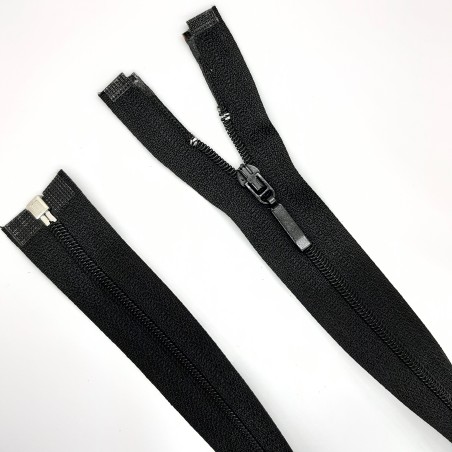 Cremallera separador fina malla 3 de color negro