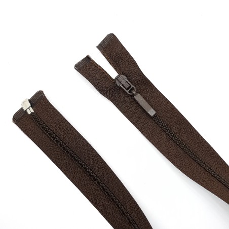 Cremallera separador fina malla 3 de color marrón