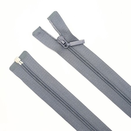 Cremallera separador fina malla 3 de color gris