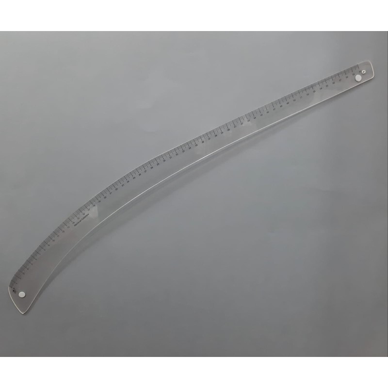 Tiro de cadera impresa en mm y cms