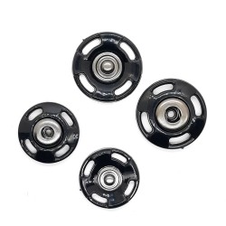 Broche presión negro esmaltado de 2,5 cms