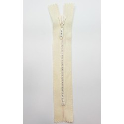Cremallera fantasía strass de 50 cms cerrada con dientes brillantes 2
