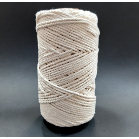 Cordón crudo para técnica macramé de 2 mm 