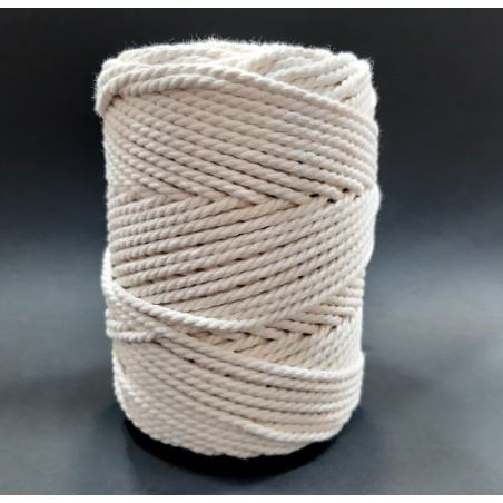 Cordón crudo para técnica macramé de 3 mm 