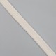 Cordón plano blanco tubular de 1 cm ecológico para cinturillas de pantalones, macutos,...
