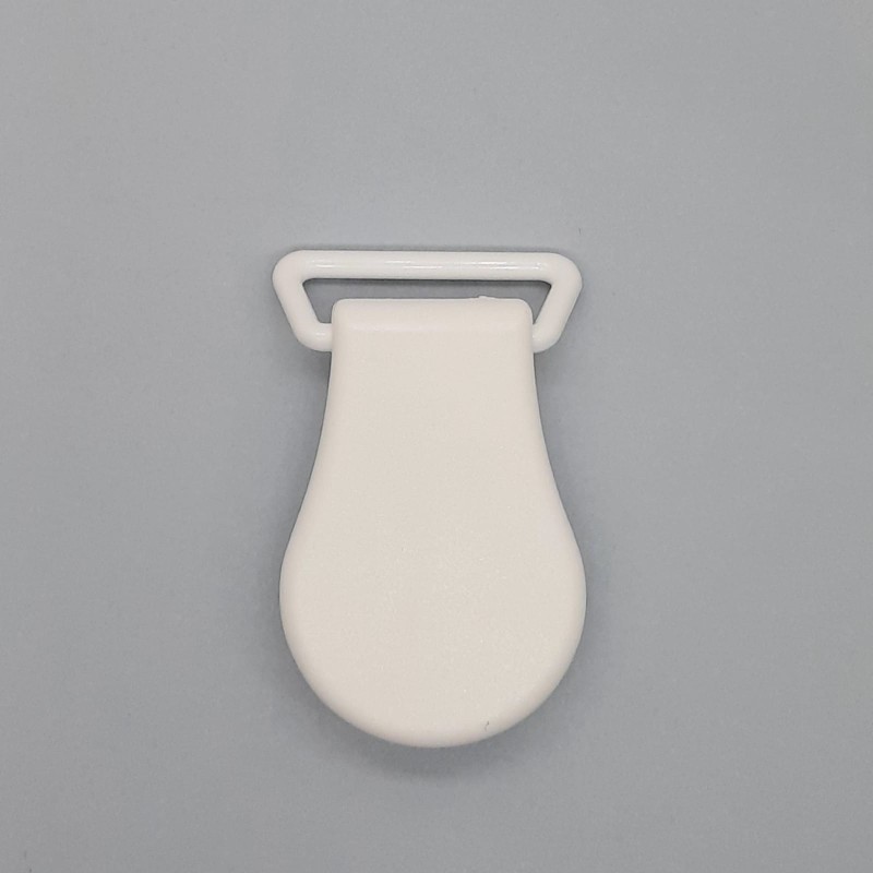 Pinza tirantes plástica fuerte y resistente para cintas, chupetes, menajes del hogar,..