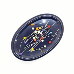 Soporte con imán para alfileres y agujas