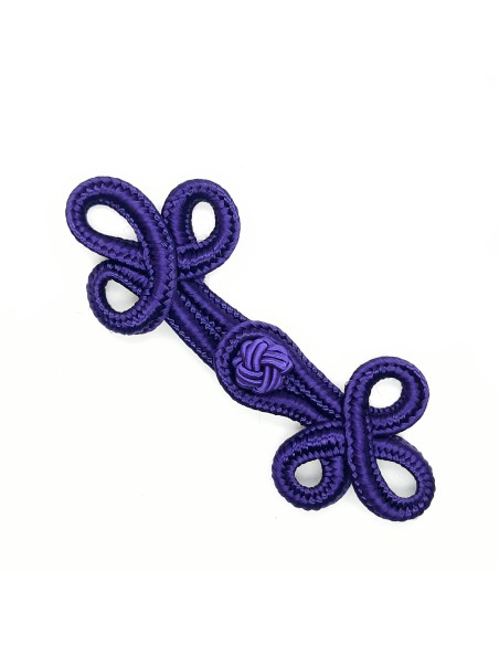 Alamar pasamanería broche morado