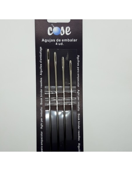 Blíster 4 agujas embalar surtidas