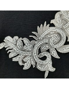 Aplique cristal y perlas termoadhesivo 2