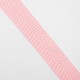 Cinta espiga algodón rosa decorativa de 22 mm