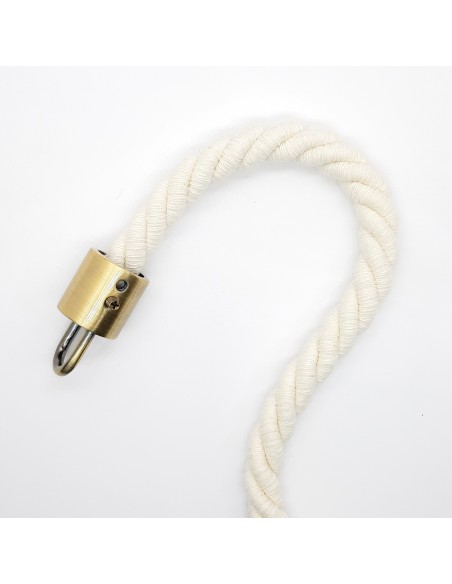 Terminal para cordón metálico de color oro viejo 1,4 cms