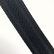 Elástico cintura cachemir labrado negro 5 cms