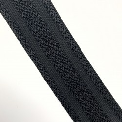 Elástico cachemir negro 5 cms