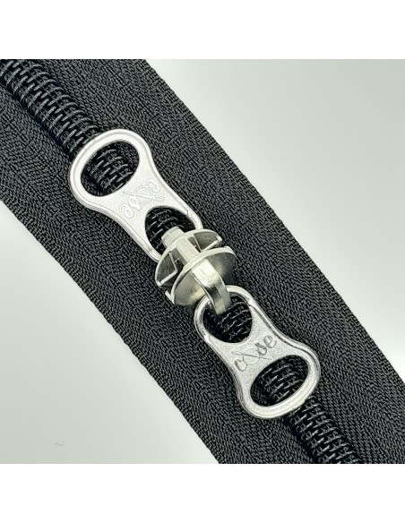 Cremallera reversible por metros negra