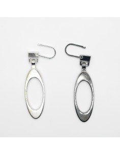 Tirador cremallera metálico decorativo