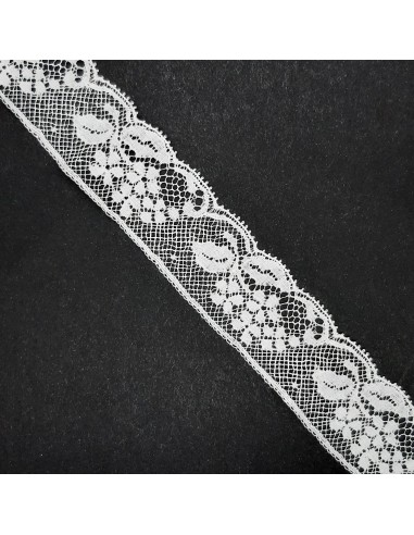 Encaje valencie algodón blanco