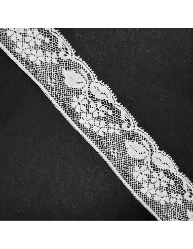 Encaje valencie algodón blanco