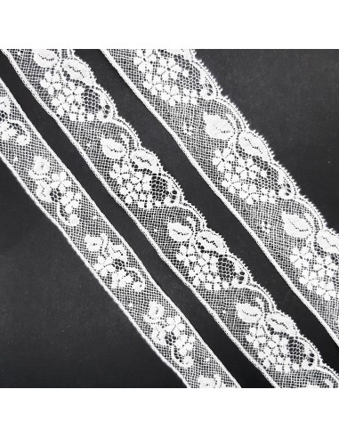 Encaje valencie algodón blanco