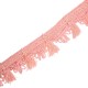 Fleco seda rosa palo de 4 cms decorativo