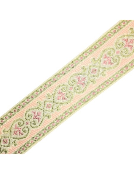 Greca de color salmón decorativa de 6 cms