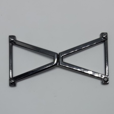 Cierre metálico negro pavonado