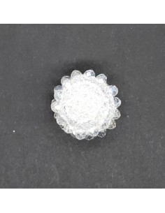 Botón piedras gris. 2