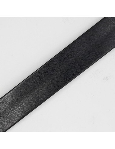 Cinta Bies negra piel 30 mm