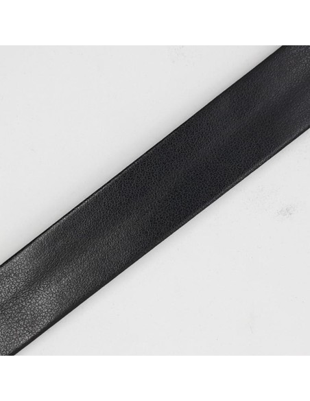 Cinta Bies negra piel 30 mm