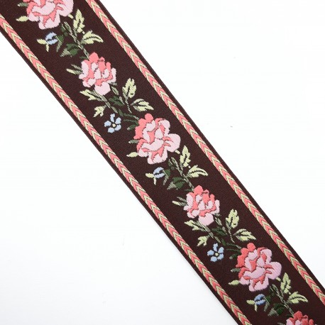 Tapacosturas flores bordadas de 4 cms | Mercería Alfambra