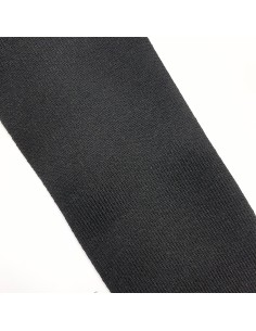 Elástico negro de punto que cede por ambas partes de 10 cms