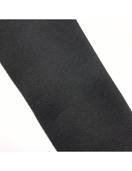 Elástico negro de punto que cede por ambas partes de 10 cms