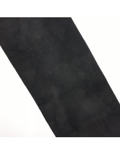 Elástico antelina negro que cede para ambos lados de 10 cms